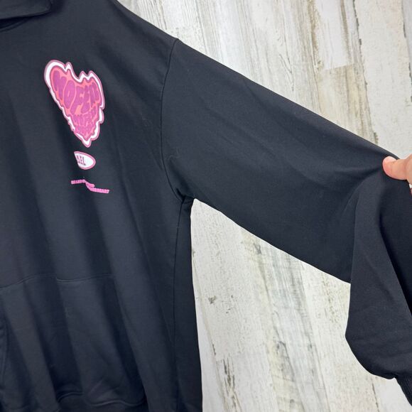 Aelfric Eden No Fear Hoodie Black Sweatshirt medium Graphics Details Oversize - Picture 4 of 12